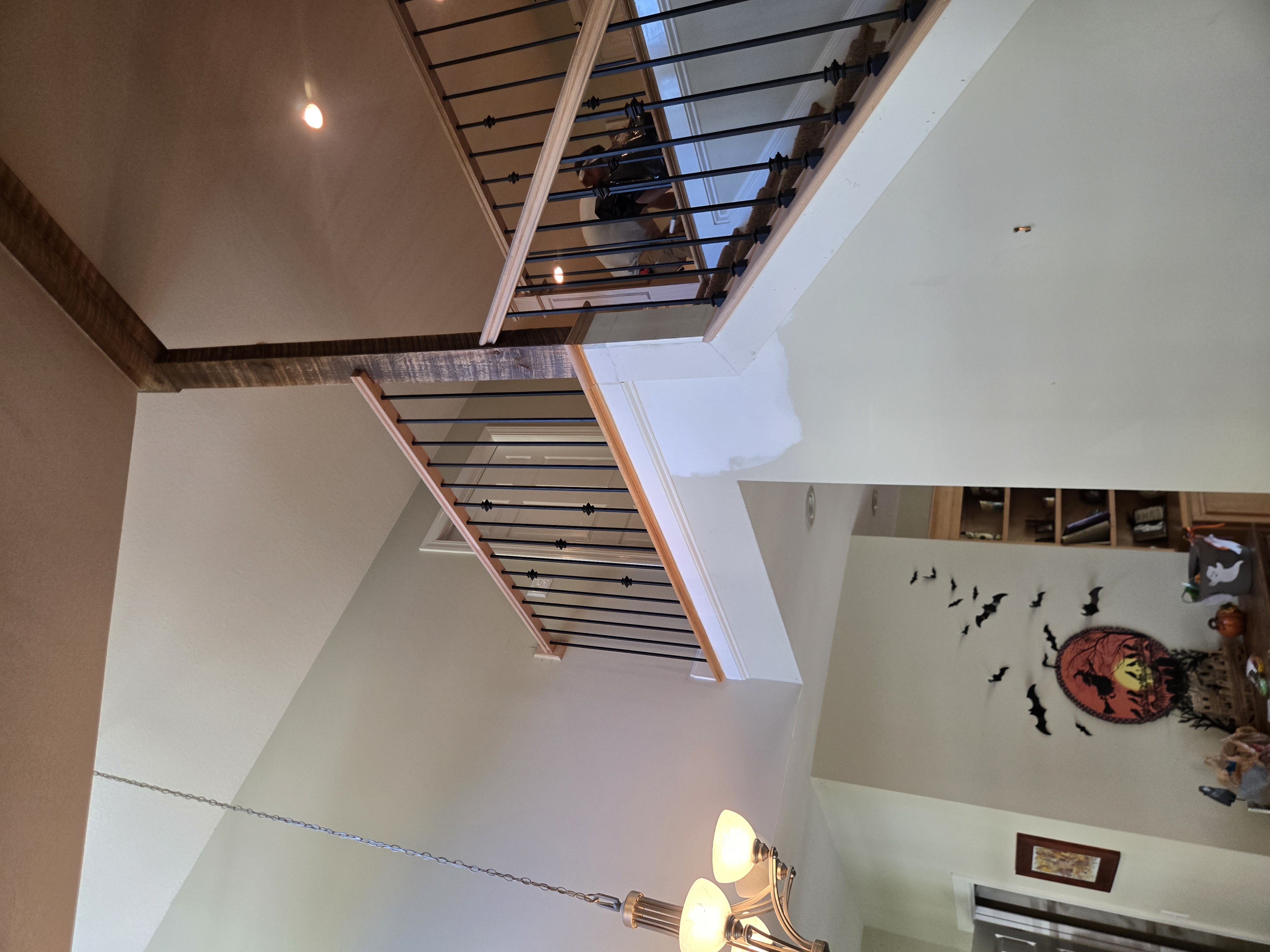 White oak stair detail