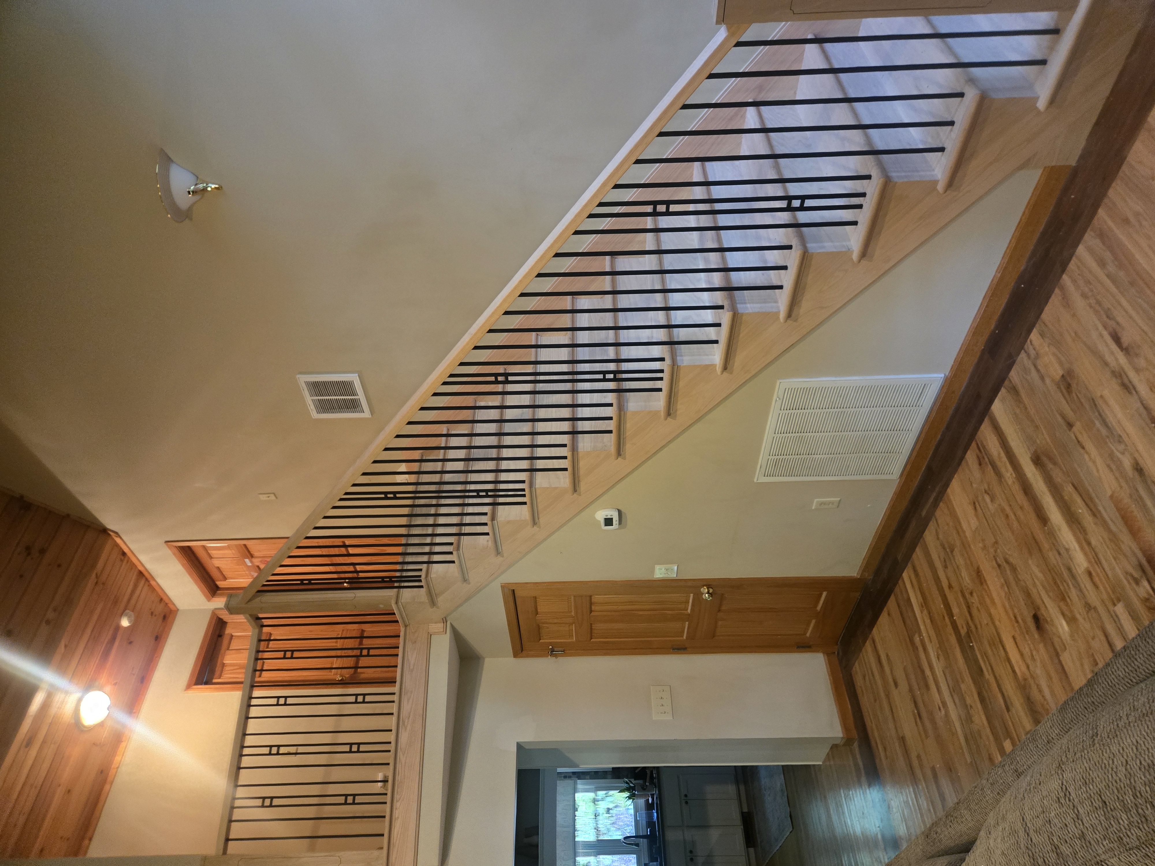 Stair railing replacement